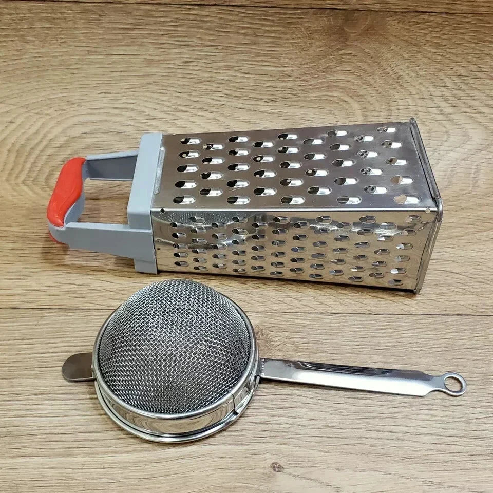 Kitchen Grater Strainer Set