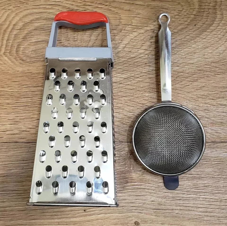 Kitchen Grater Strainer Set